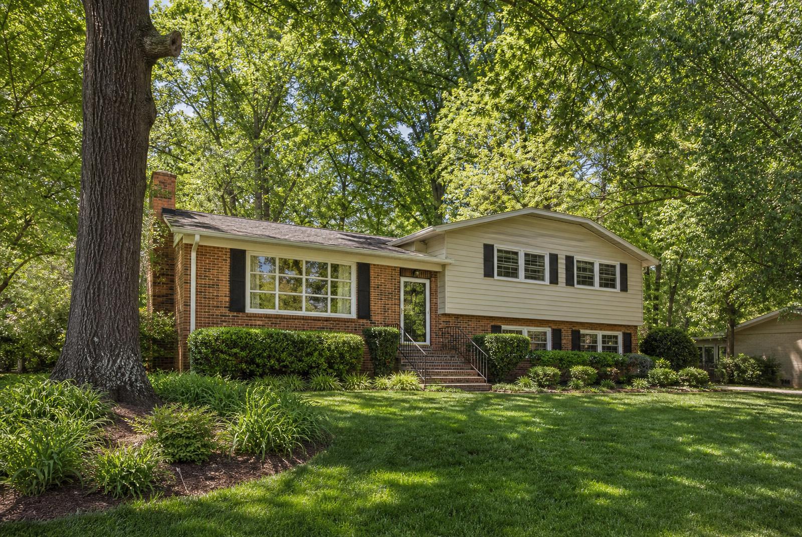 Split-level home on a wooded lot in Sedgefield